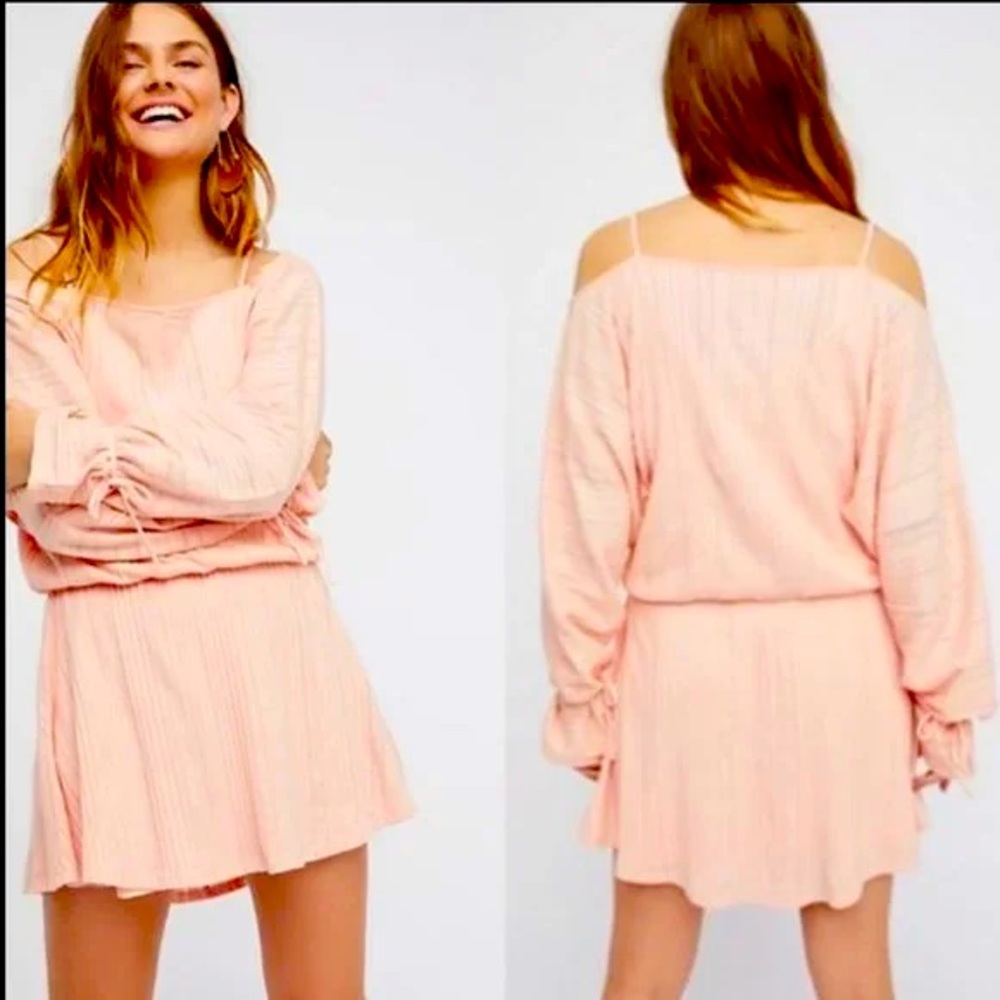 Elegant Pink Off-Shoulder Dress